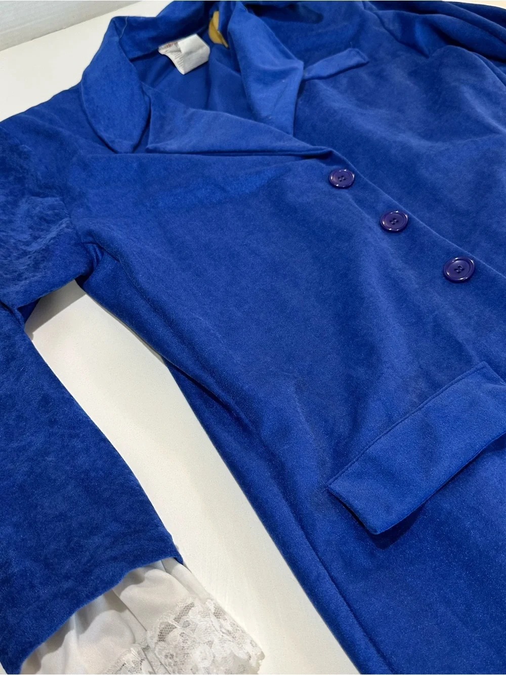 California Costumes Blue Velvet Suit Jacket & Trousers